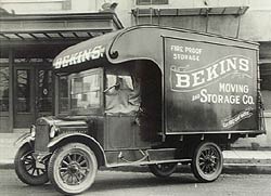 Bekins 1st Motorized Vehicle